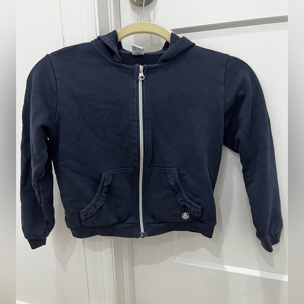 Petit Bateau Navy Blue Kids Hoodie